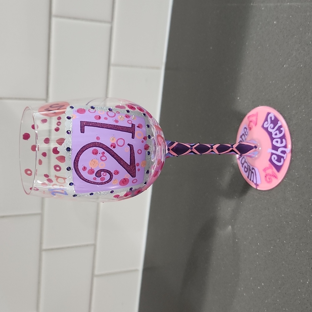 Lolita '21' Wine Glass